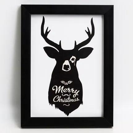 Hot Amazon Palm Wall Art Deco Mirror Hanging Home Decoration Wood Frame Art Photo Wall Certificate Photo Frame Children Photo Fr