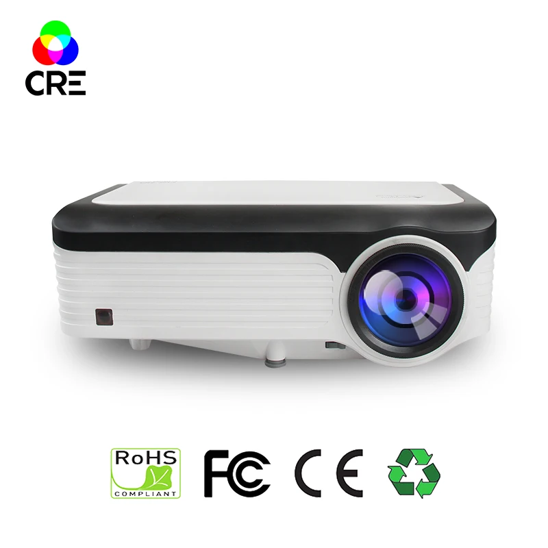 High Quality Smart Digital LED Beamer 4k Video Multimedia Portable 2kg 5000 Lumens Built-in Android Projector