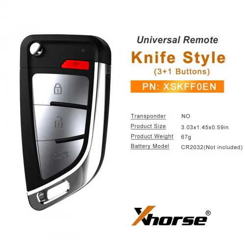 Universal Smart Key Xhorse VVDI XM38 XSKFF0EN DF Style Proximity 4 Buttons car remote control key for VVDI2/VVDI mini key tool