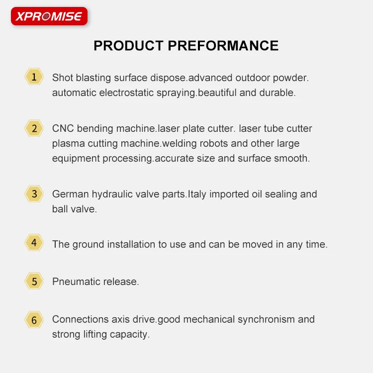 XPROMISE Factory Price Vehicle Professional Car Scissor Lift for Sale