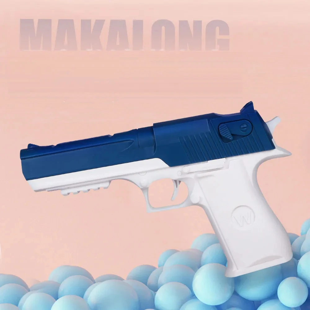 Children Toy Guns Desert Eagle Pistol Manual Handgun Toy Foam Shooting Model Launcher For Boys Girls Outdoor Games