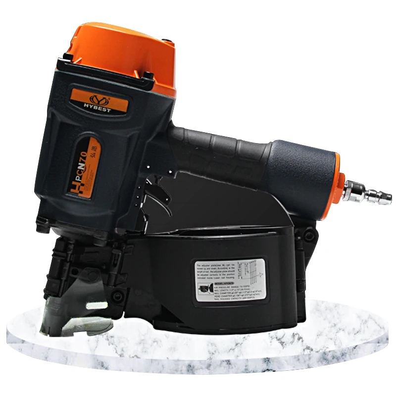 CN70 Air Brad Framing Block Pallet Flooring Nail Gun Coil Nailer For Wood
