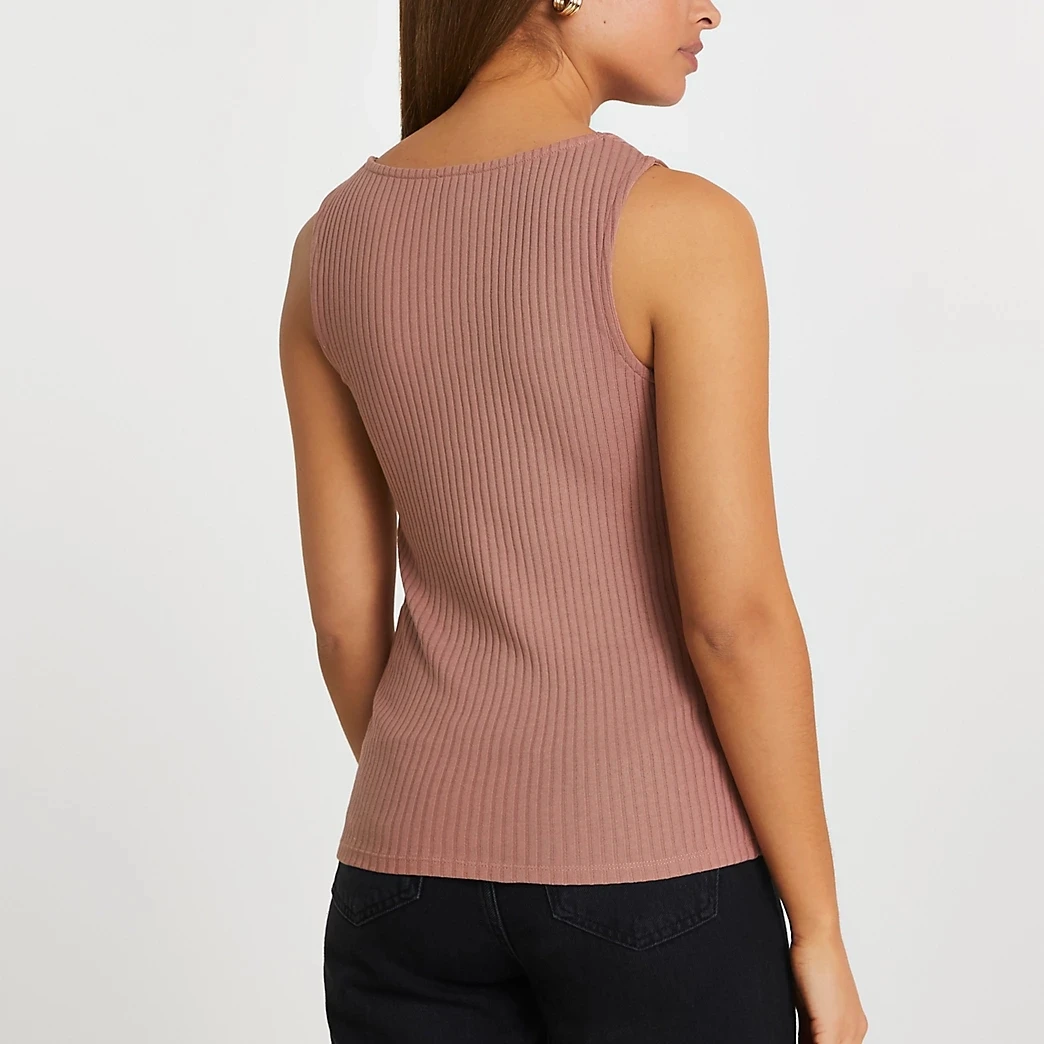 womens ribbed vest