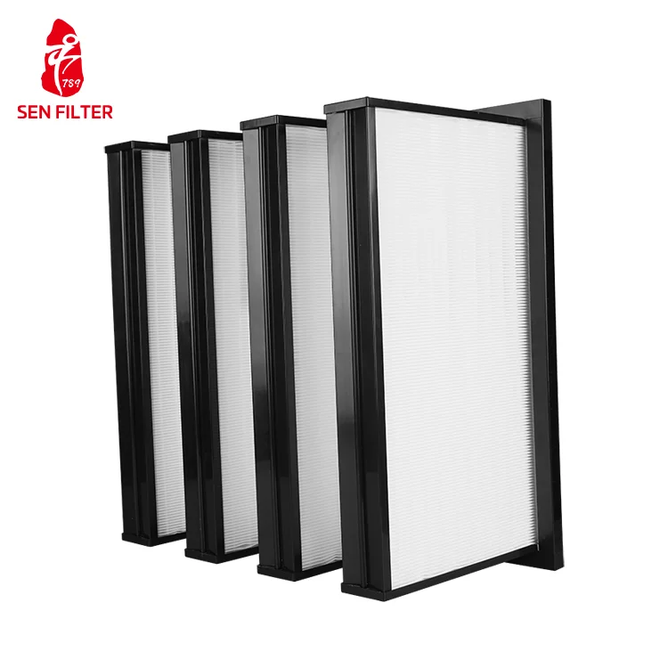 High Performance V Bank Activated Carbon air Filters