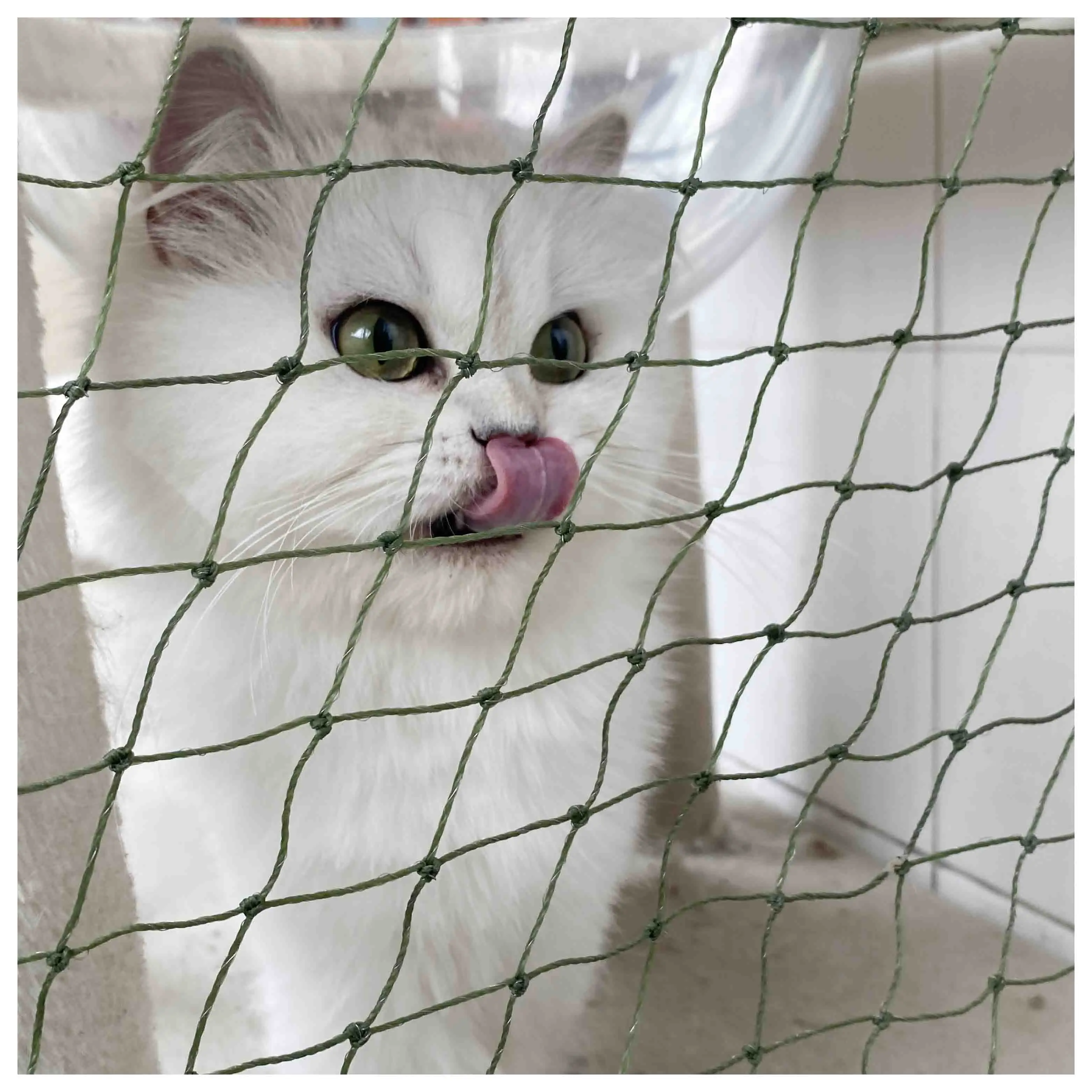 Multifunctional Indoor  Pet Fence and Cat  Safety  Nylon stainless steel wire reinforced new cat safety balcony protection net