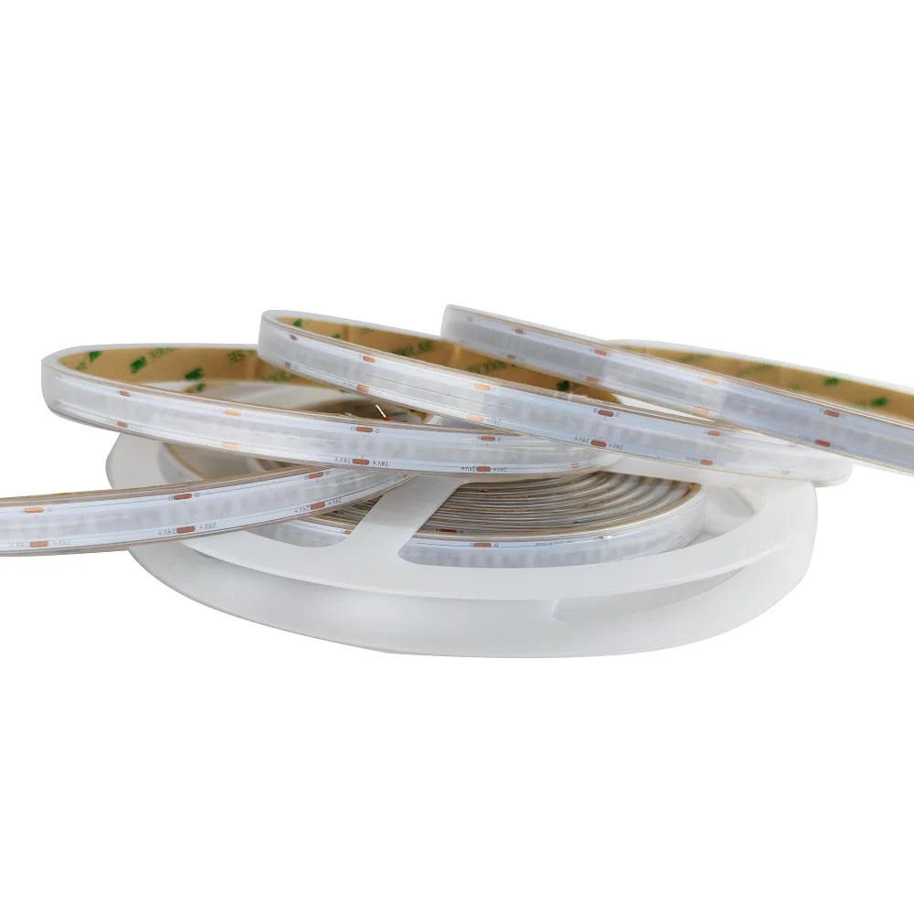 High quality IP67 IP68 24V 18W indoor home strip silicon tube waterproof IP67 784led/m RGB+W cob led strip