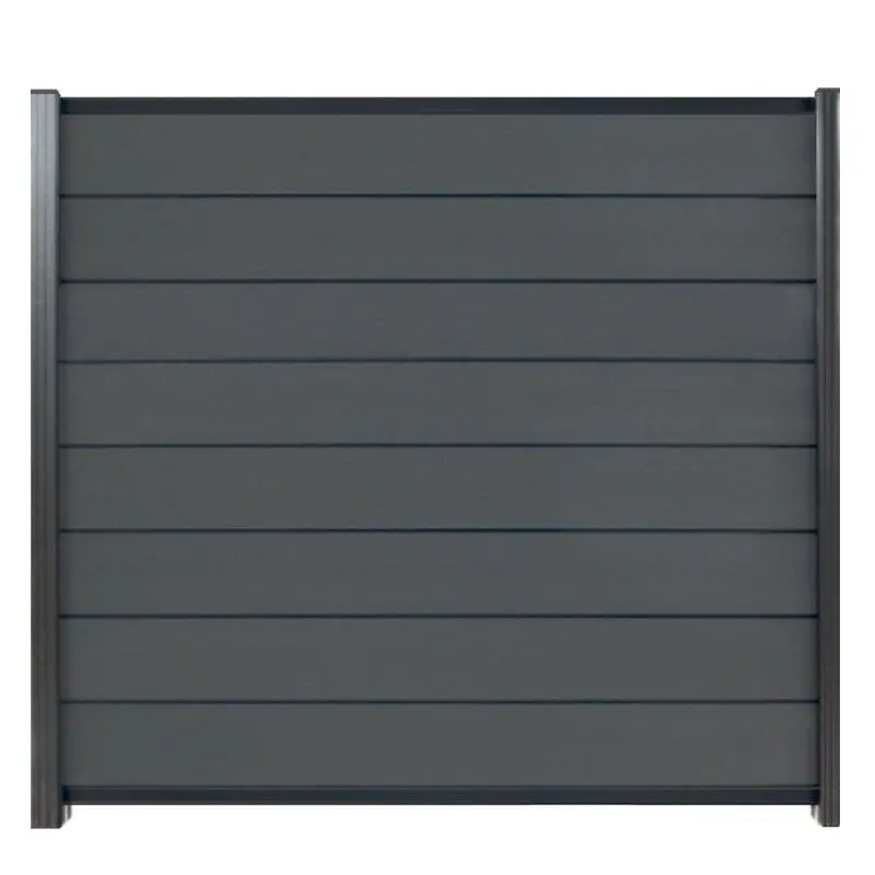 China factory Eco-friendly High Quality Fireproof Garden Aluminium wood grain Wpc Fence wood plastic composite panel boards