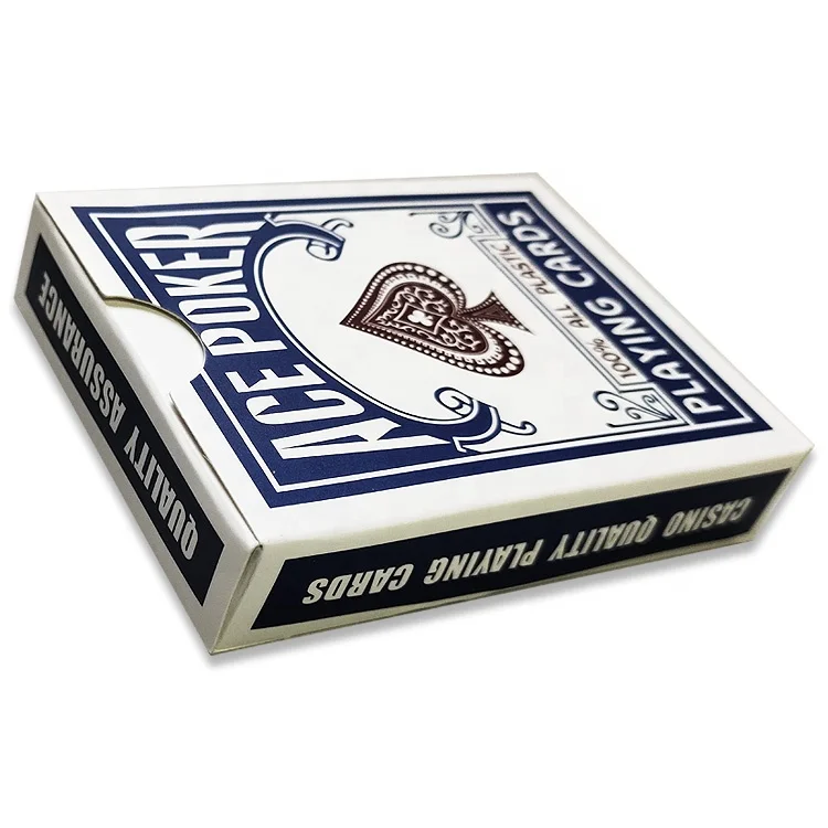 Blank sublimation plastic coated playing deck card