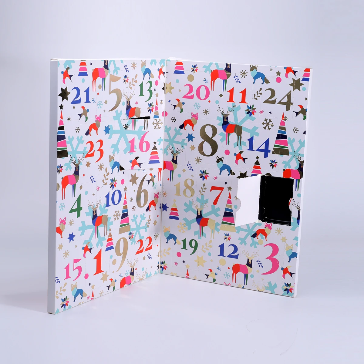 Календарь с надписью «Chocolate Christmas»