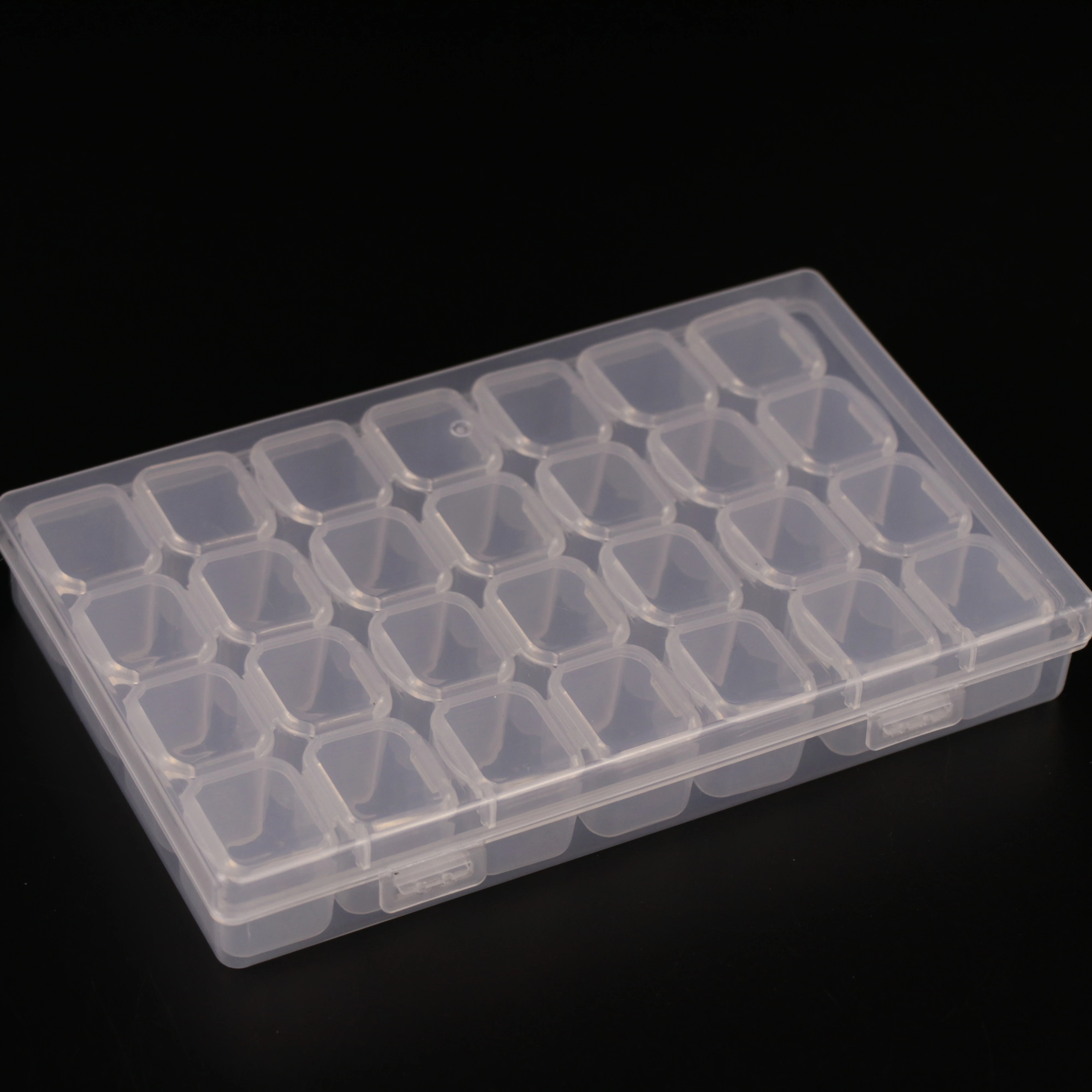 Hot New Product Rectangle Two Colors 28 Frames Plastic Medicine Pill Organizers Pills Medication Dispenser Box