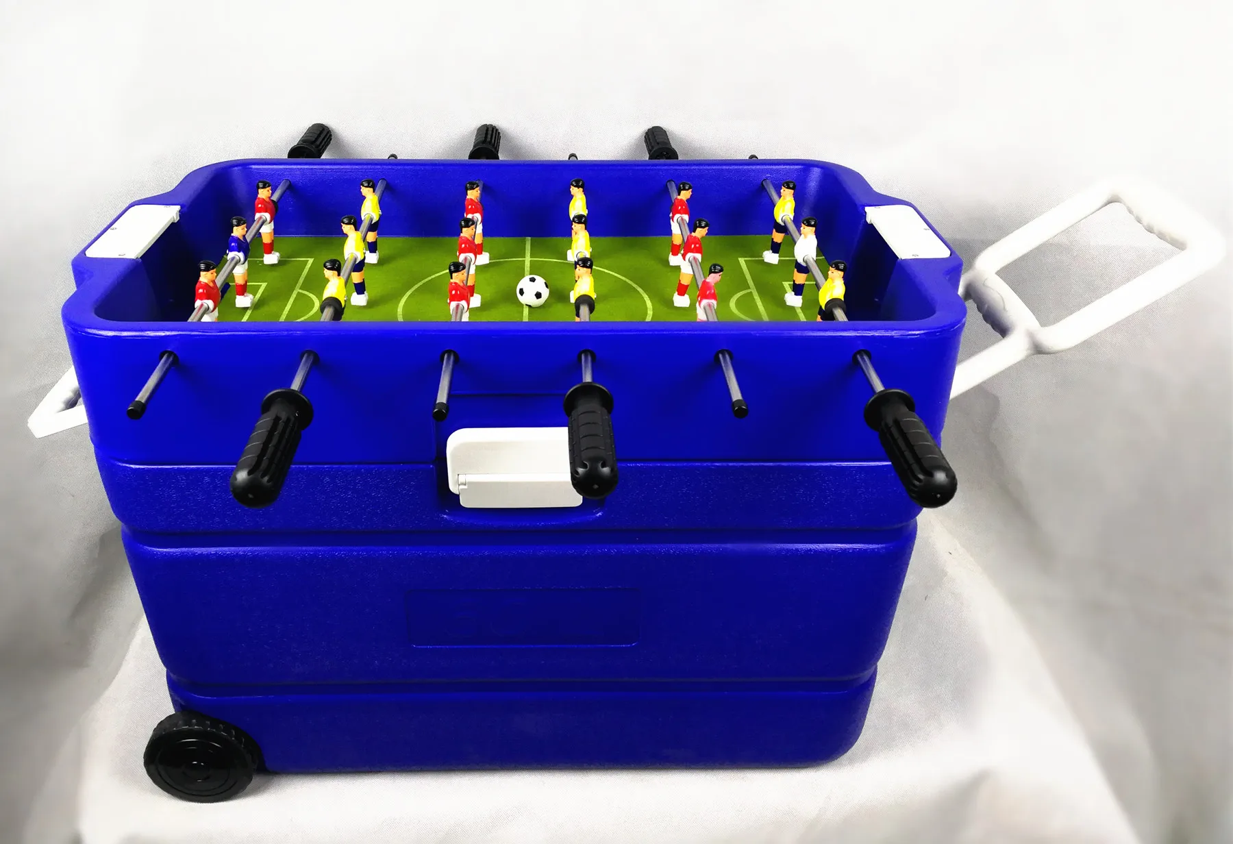 TENGRUI foosball game plastic Cooler box with foosball table gaming cooler, juego de futbol