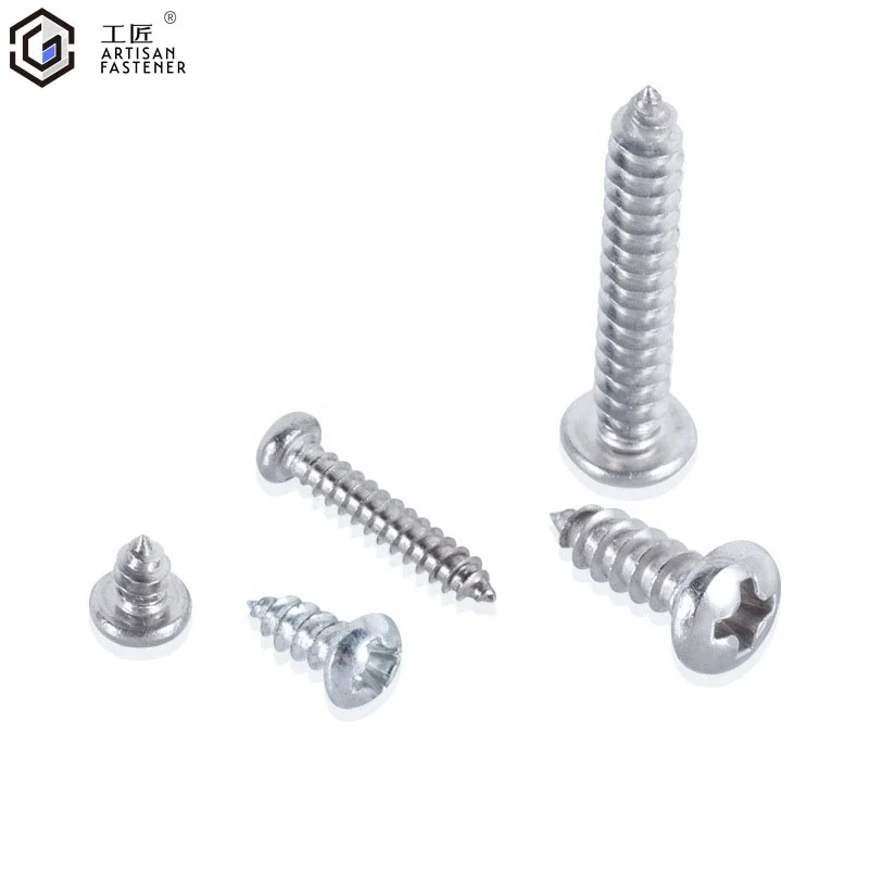 ST4.8 ST5.5 Phillips с закругленной головкой самонарезающие болты для дерева