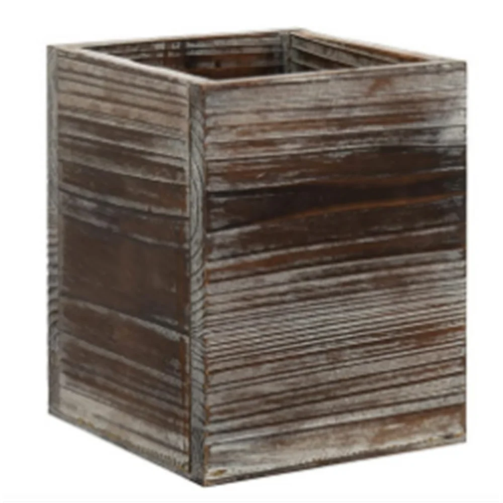 Лидер продаж, деревянный держатель для кухонных инструментов на заказ, деревянная коробка для посуды в деревенском стиле