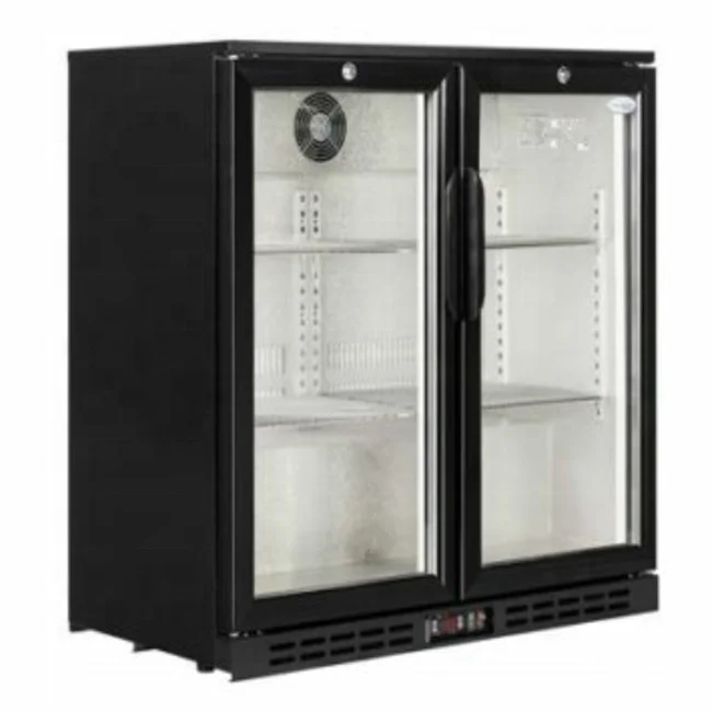 Wholesale 30L air cooling glass door portable mini bar fridge for hotel/restaurant/coffee shop
