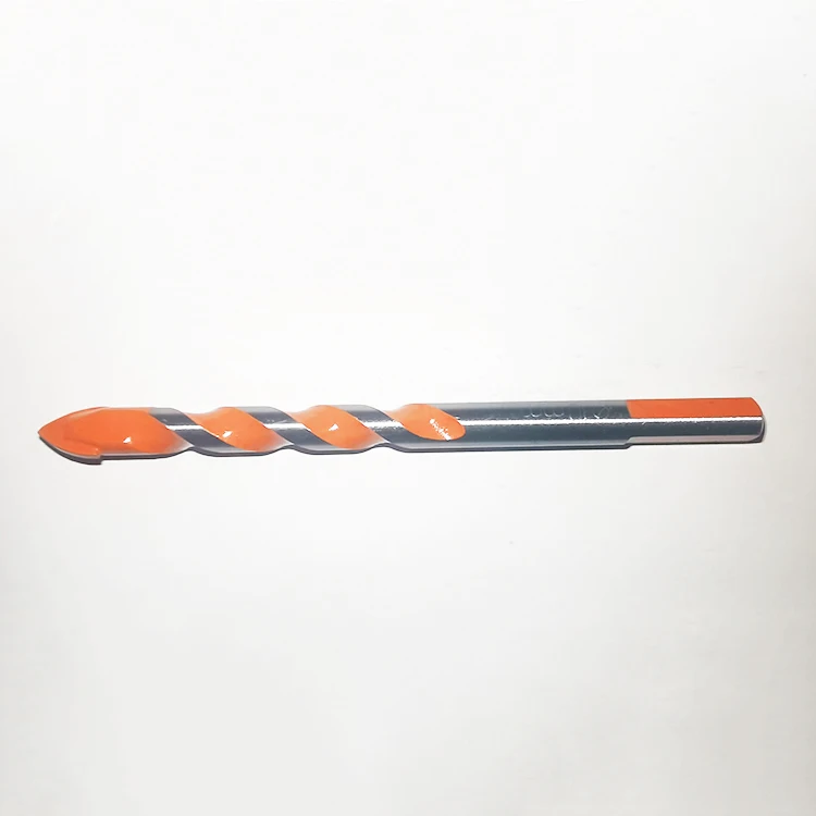 glass porcelain marble tile drillng plastic box packing Hex shank single flute multi-functional drill bit