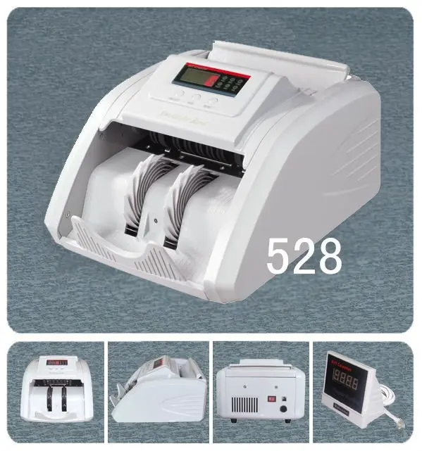 Portable Mixed Money Counting Machine Multi Currency Automatic Bill Counters money counters currency GR-528 UV/MG