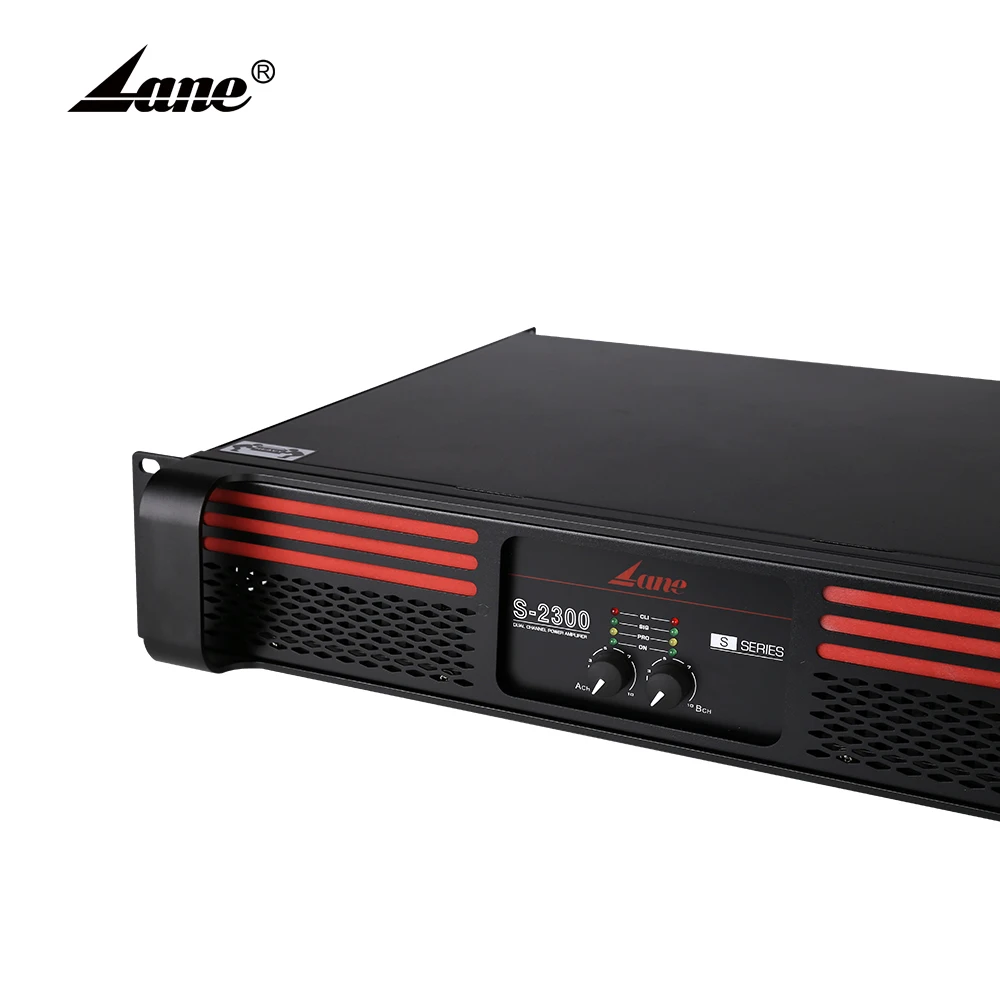 Lane S-2300 Factory Wholesale Made in China Outdoor Professional 900W 2U Class H Audio Power