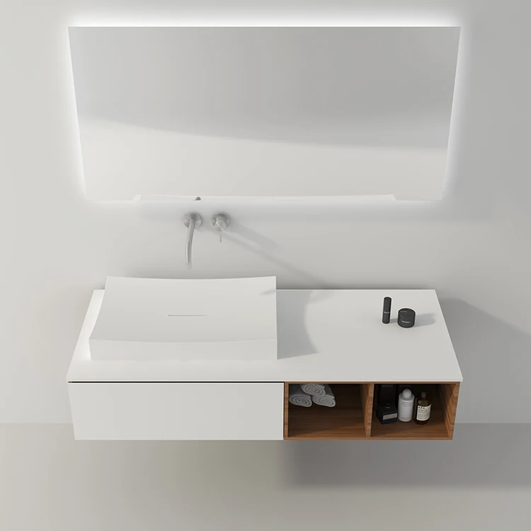 BS-8309 новый дизайн со стандартными размерами прямоугольные комнаты небольшая Угловая Ванная комната твердой поверхности камня смолы кран для раковины, кран для раковины, мыть руки бассейна