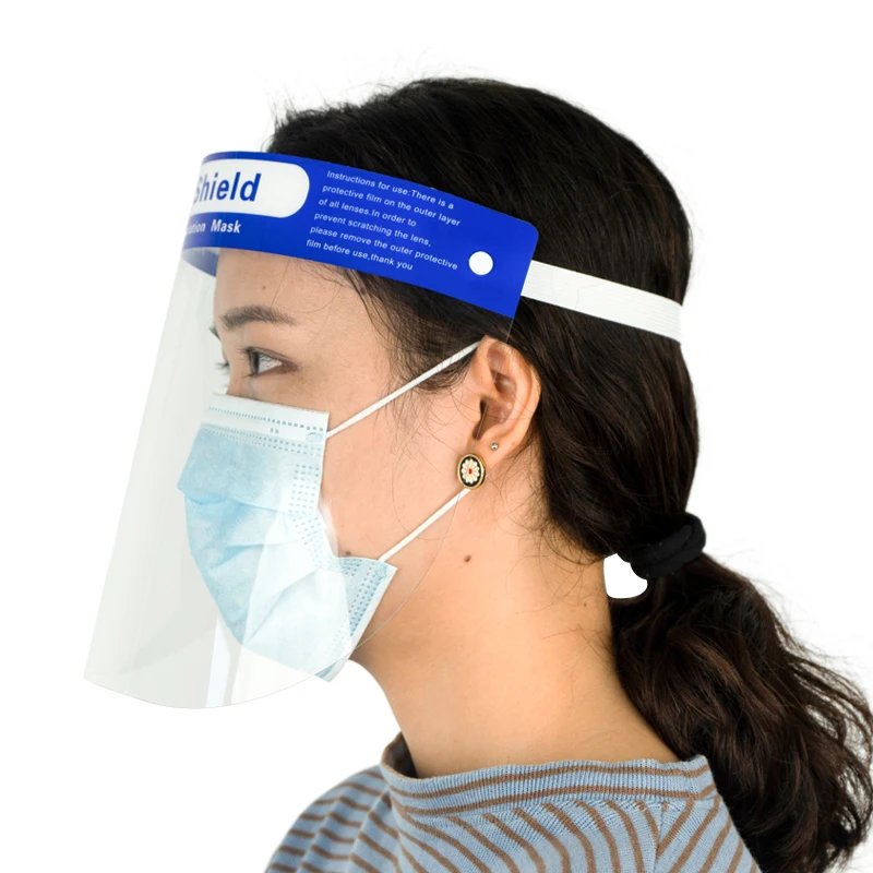 Disposable Transparent Anti Fog Face Shield Safety Protective Clear Face Shield