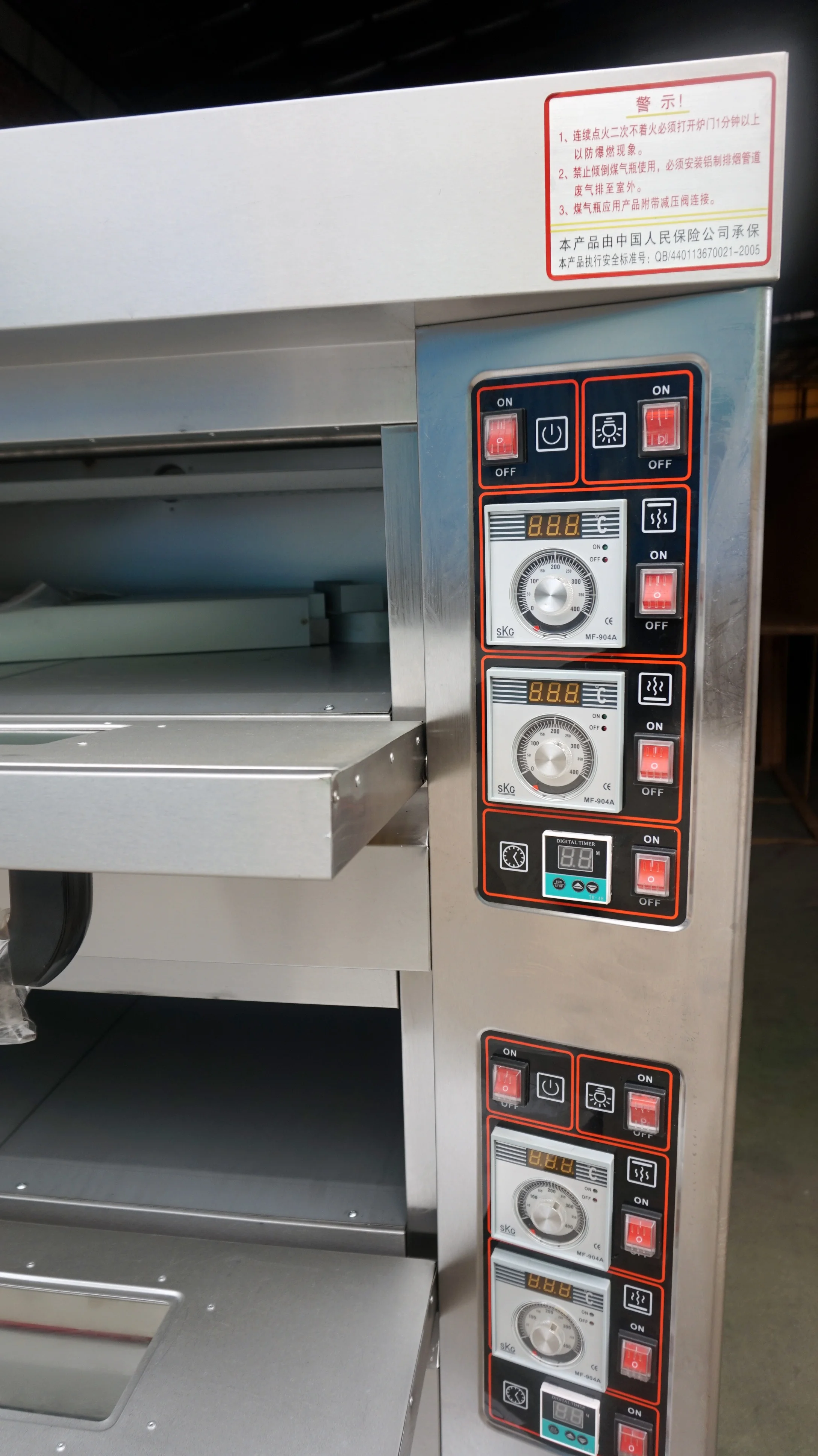 china Two deck/gas/two deck/Gas oven and deck oven for commercial