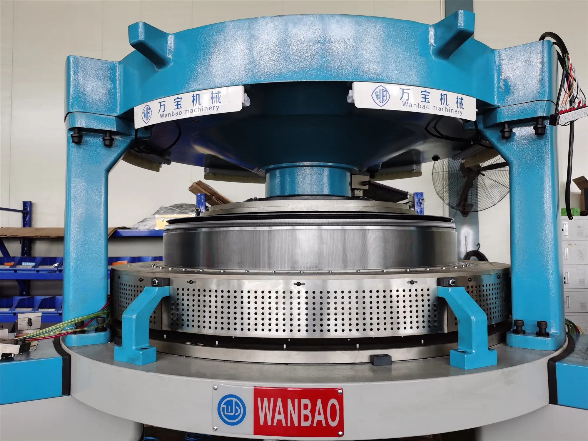 
WANBAO Double Jersey Circular Knitting Machine Manufacturer Clothes Fabrics Making Factory Price 