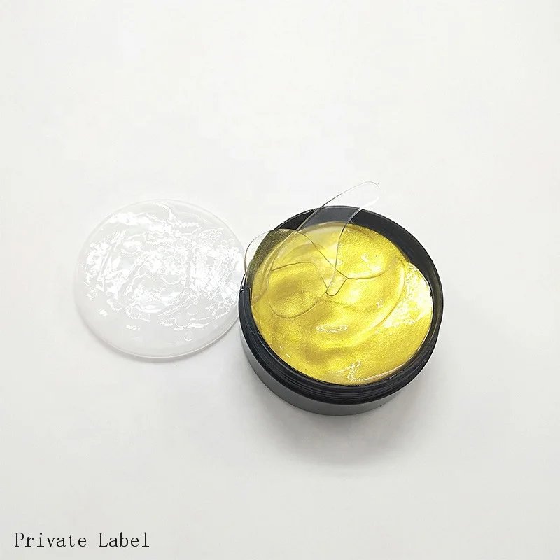 Pure 24K Gold Crystal Collagen Eye Mask Anti wrinkle Cool Gel Eyes Cover Relaxing Magic Ice Eye Gel Mask