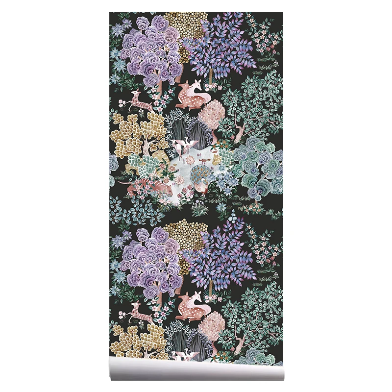 Амазонки лидер продаж настенные наклейки для телевизора со скидкой современные 3d обои в лесу водонепроницаемые стен украшения дома