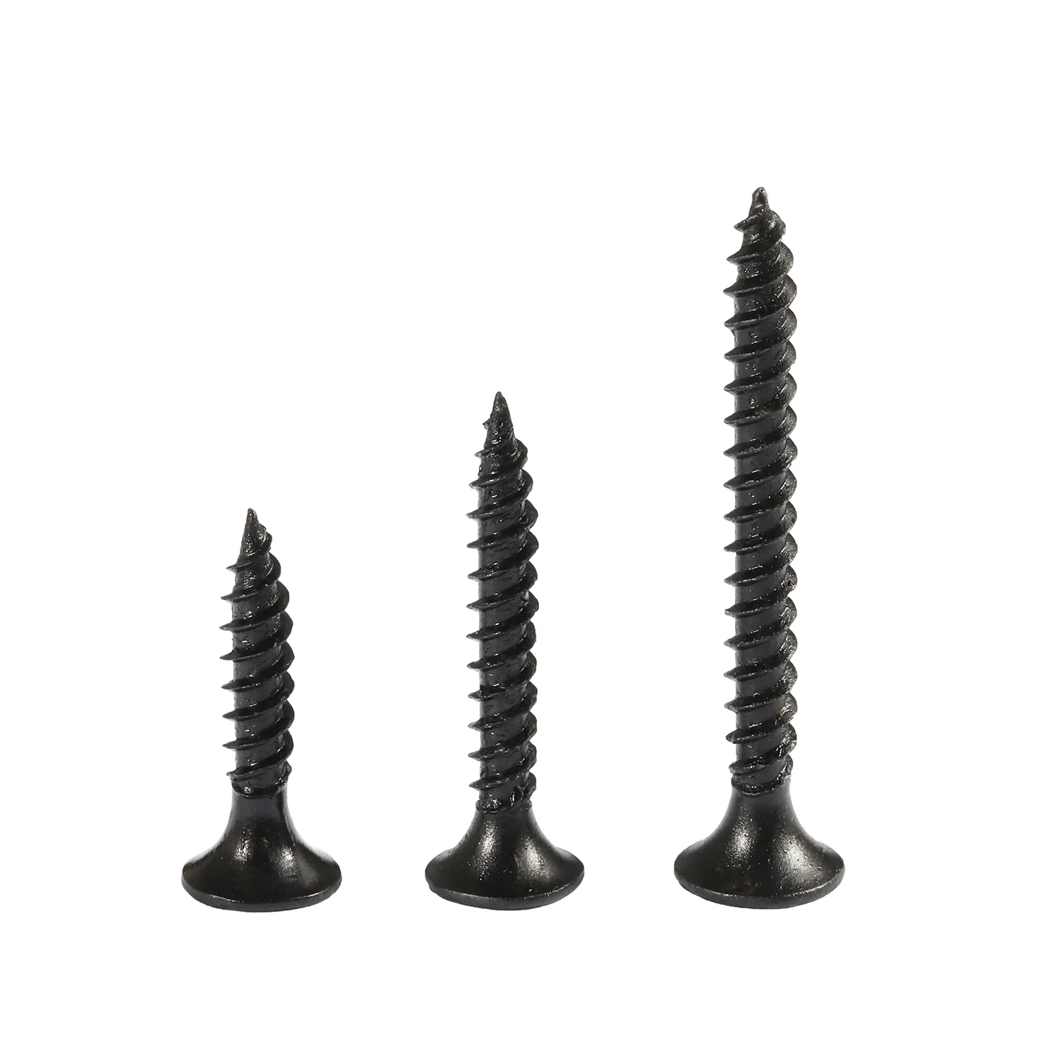 Black phosphated drywall screw collated stainless steel self tapping chipboard drywall screw
