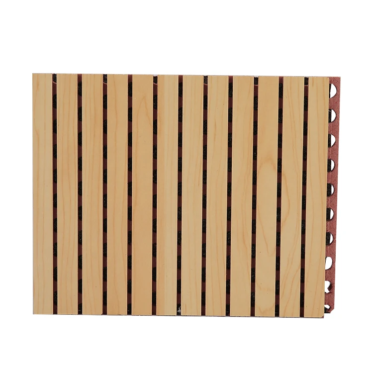 Waterproof high quality acoustic sound board Timber panel and acoustic slat wall panel for confrence room