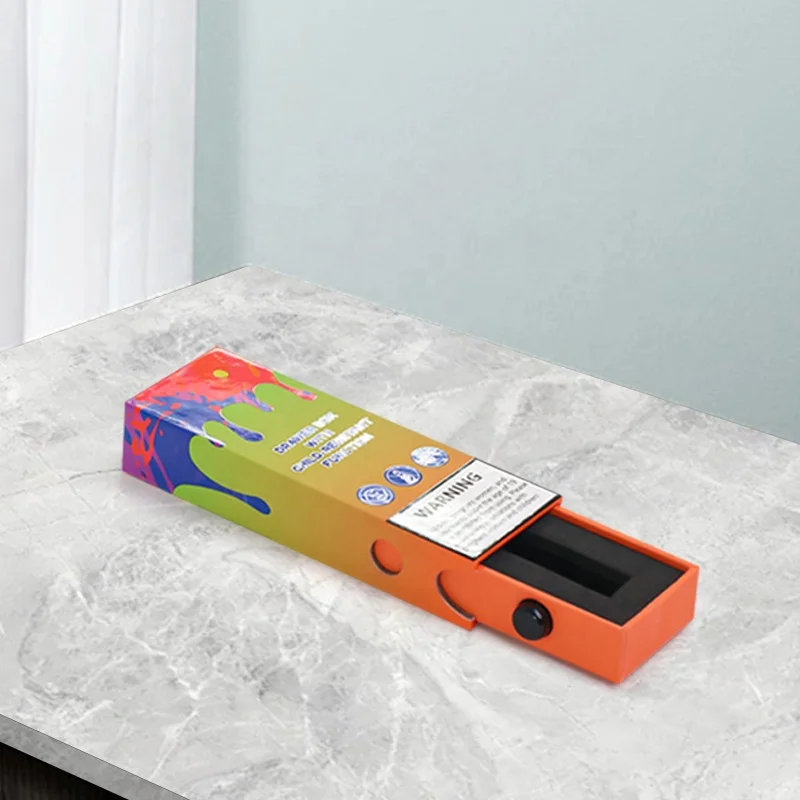 Customized Cartridge Packaging Box Child Resistant proof Cartridge 1g 2g Cart Extract Syringe Packaging Box With EVA Foam