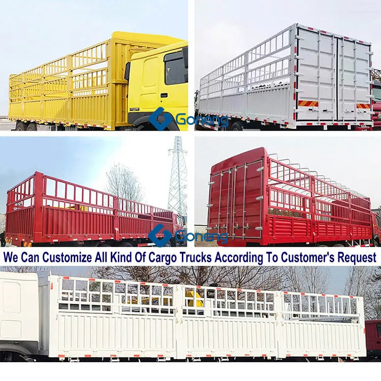 fennce stake truck second hand used cargo truck sinotruk howo 8x4 375hp 371 hp 336hp