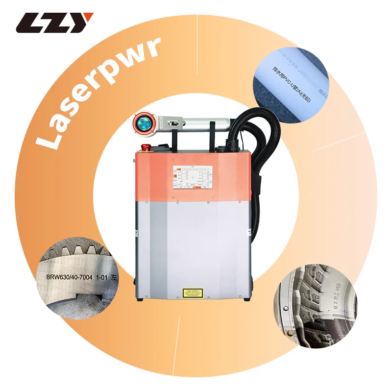 2024 New Arrival Backpack Portable Handheld MOPA Pulse Rust Removal Fiber Laser Cleaning Machine for Engine