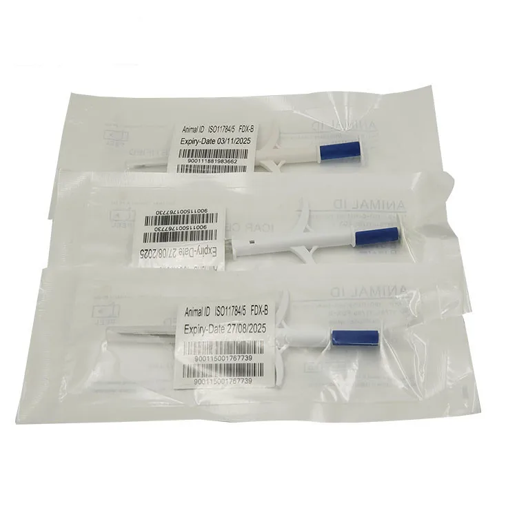 ICAR Certified Injectable Implant RFID ID Animal Syringes TAG for Animal