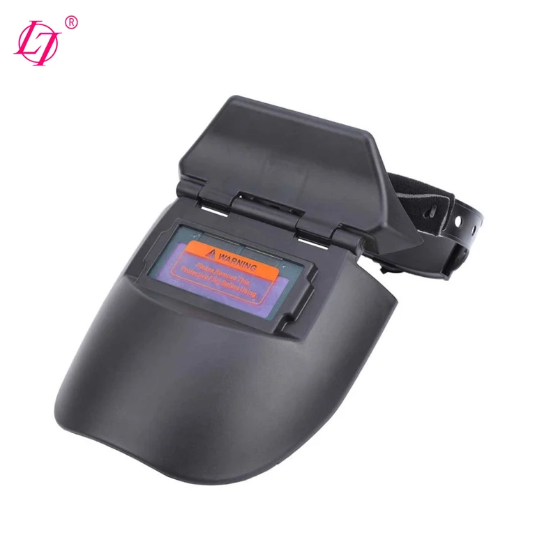 Flip up welder mask welding helmet with true color solar dimming lenses