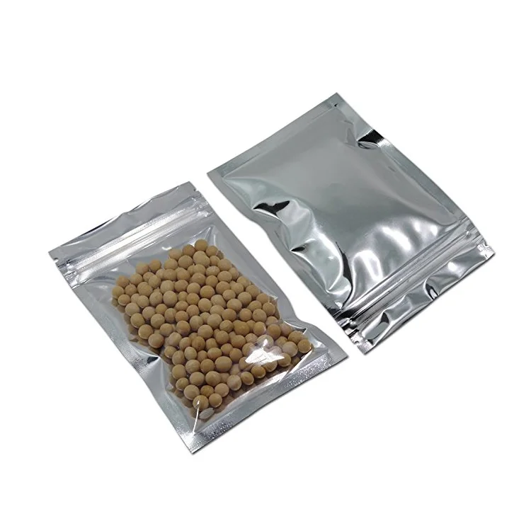 In Stock Resealable Matt 7x10 Zipper Bag Pouch Mobile Phone Case Plastic Aluminum Foil Black Jewelry Bag Candy Bag With Zipper