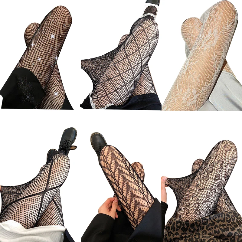 Wholesale Trendy And Sexy Spring/Summer Women Nylon Sexy Stocking Spicy Girl Black Fishnet Stockings Women Nylon Sexy Stocking