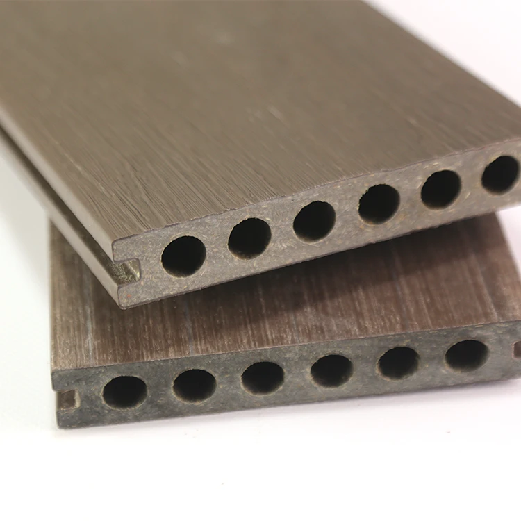 
co-extrusion outdoor wood plastic composite boards eco friendly floor deck WPC decking fence 