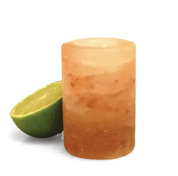 Wholesale 100% Natural Pink Himalayan Salt Shot Glass Organic Material Raw Technique OEM Box Private Labeling from Pakistan