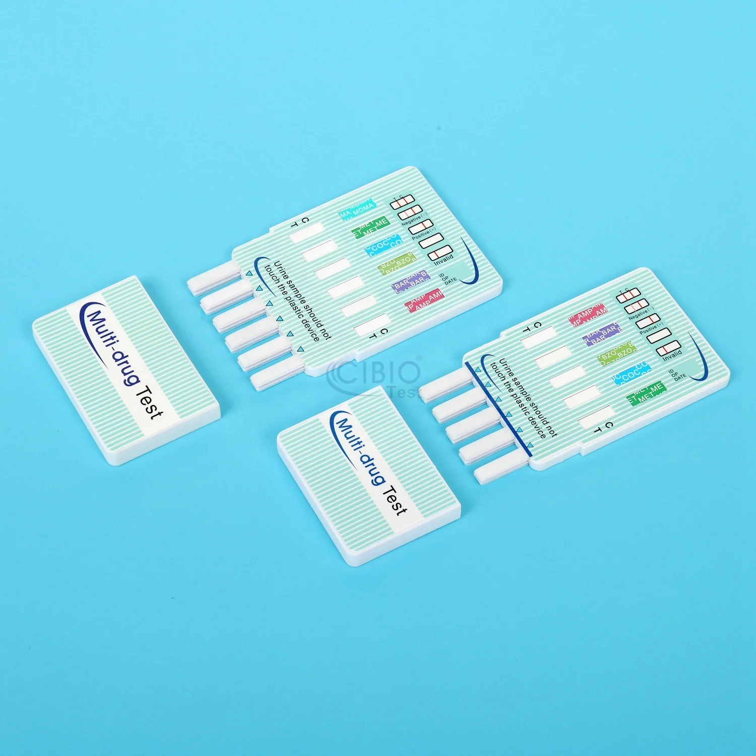510(k) cleared for OTC use Drug substance Abuse test dipcard For AMP BUP COC OPI BZO