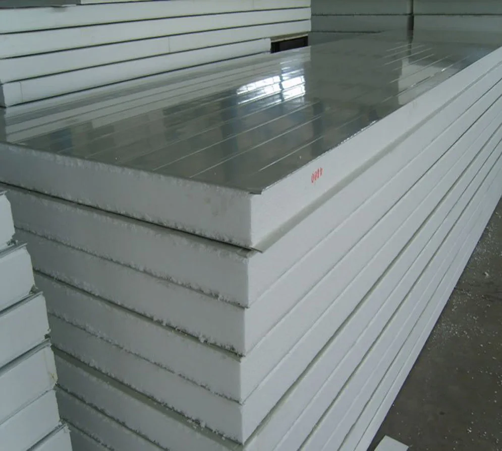  Wall Cladding Insulation Board SIP Panel Cold Room Rock Wool/ PU /EPS Sandwich Panels