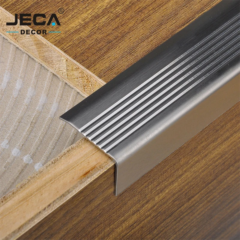 Foshan Factory JECA High Quality Tile Stair Nosing Stair Edge Nosing Trim For Decoration Easy Installation Step Nosing Trim