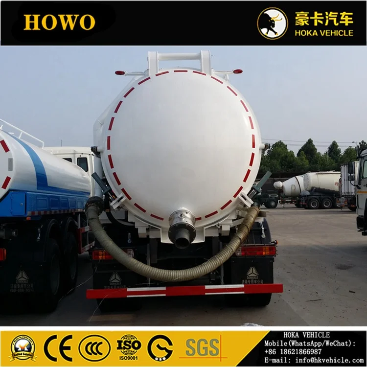 SINOTRUK HOWO 6X4 336HP 15CBM VACUUM TANKER TRUCK SEWAGE TRUCK MODEL ZZ1257N4641W