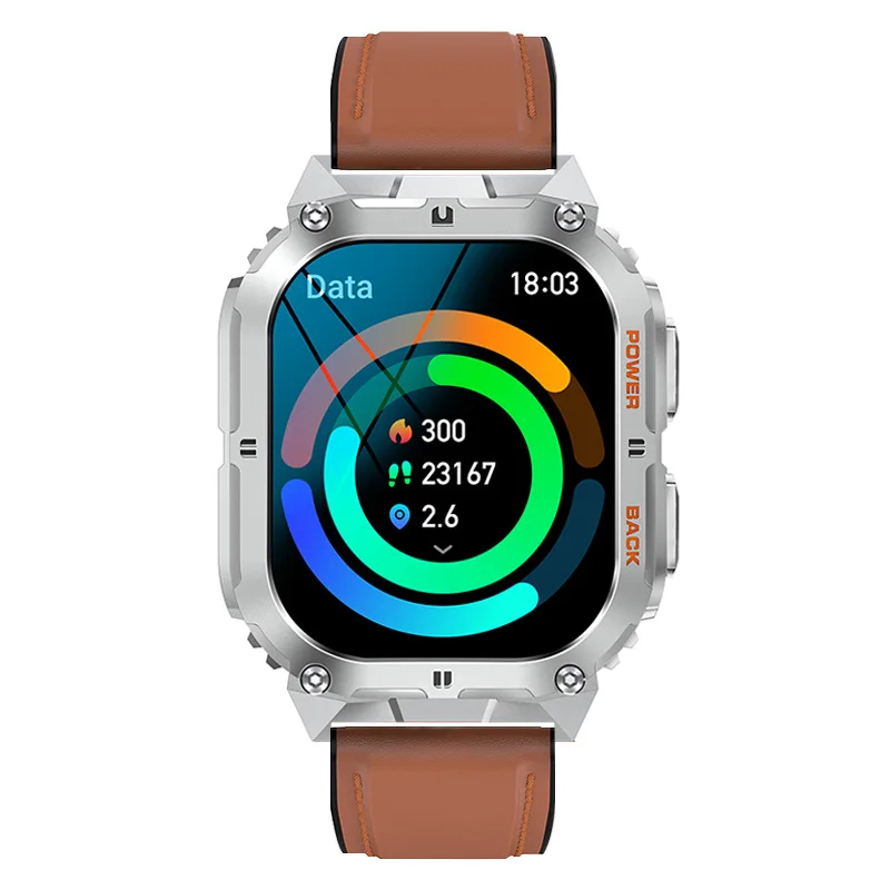 K61PRO Triple Talk Smart Watch Music Weather 1.96 inch heart rate Blood Pressure Blood oxygen smart watch