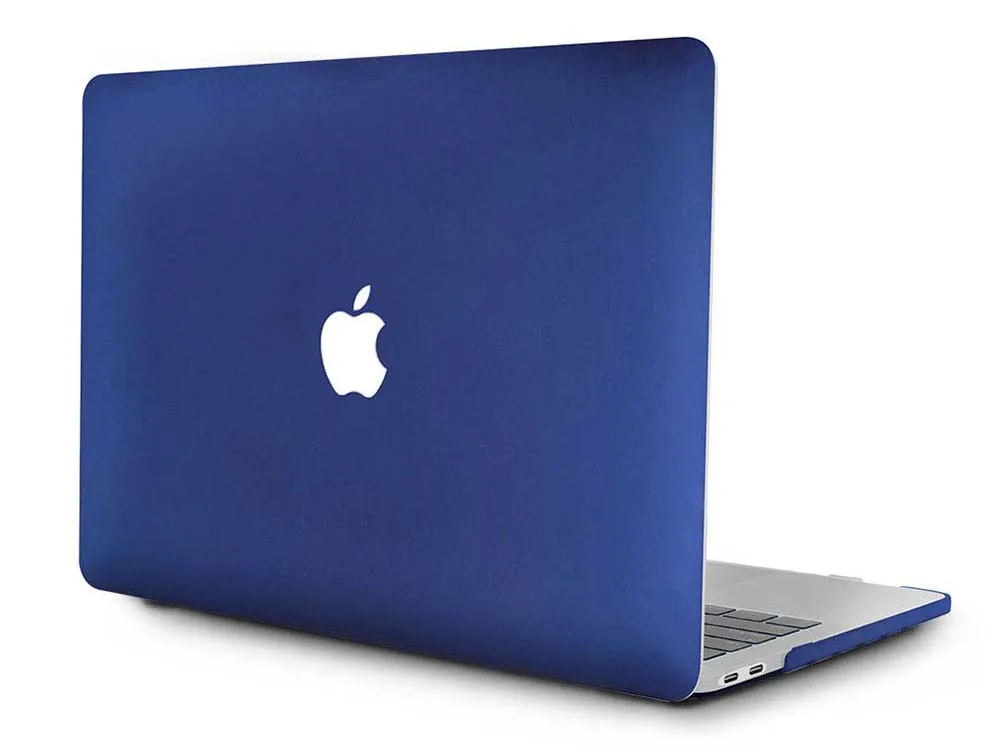 Чехол для macbook m2 2022 Air 13 A2681 черный матовый пластиковый жесткий чехол ноутбука Pro дюймов A1706 A1708 A1989 A2159