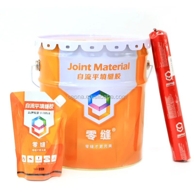 high quality  butyl rubber self-leveling  adhesive waterproof coating paint caulking sealant for concrete cracks