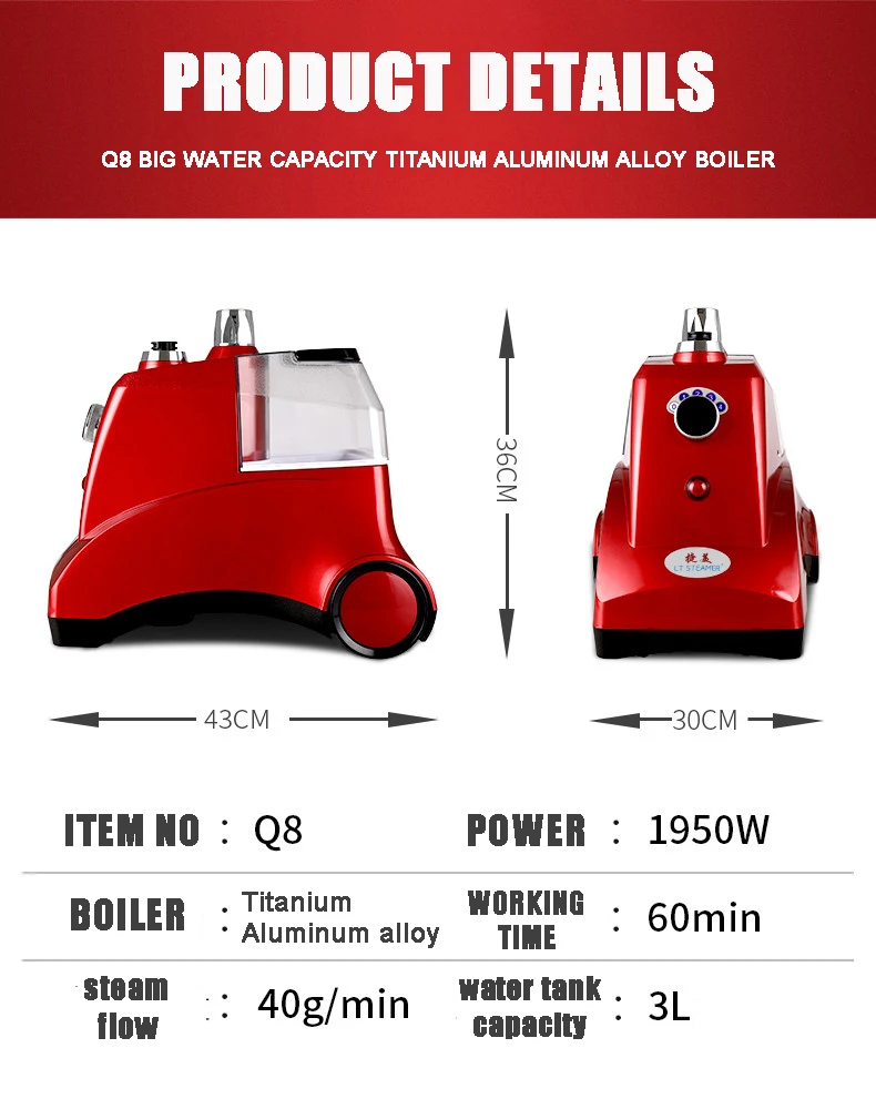 factory direct best fast heat hanger electric steam vapor iron for clothes garment vertical steam iron for curtains