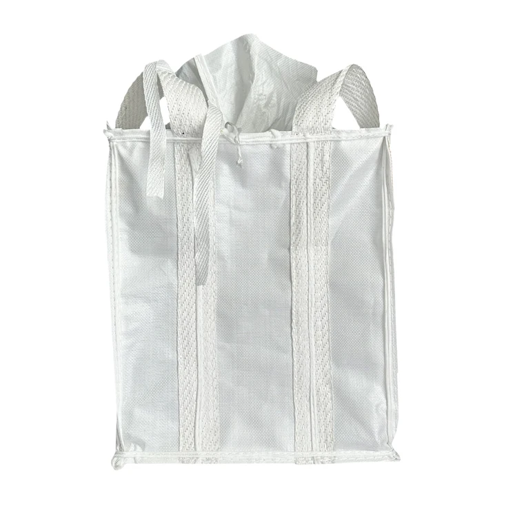 2024 FIBC Jumbo Top Full Open Flat Bottom Agricultural 1 Ton Bulk for Construction Sand Industrial Construction Fibc Bags