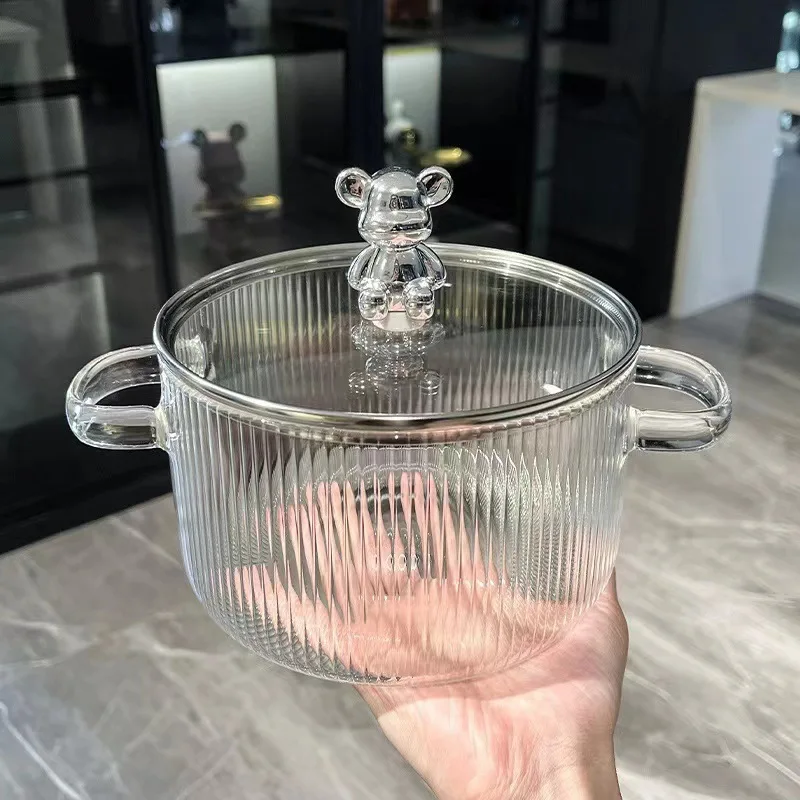 Кастрюли из боросиликатного стекла