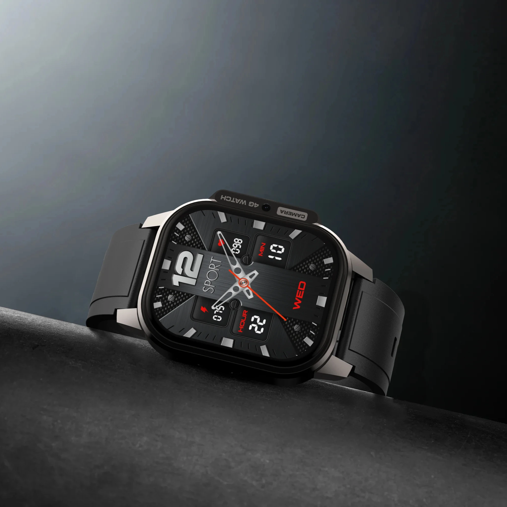 Dm62 4G Smartwatch Logo Bt Memory Packaging Custom Ram 2G + 16Gb Reloj Inteligente Amoled 2.13 Inch Smartwatch 4G Sim Support