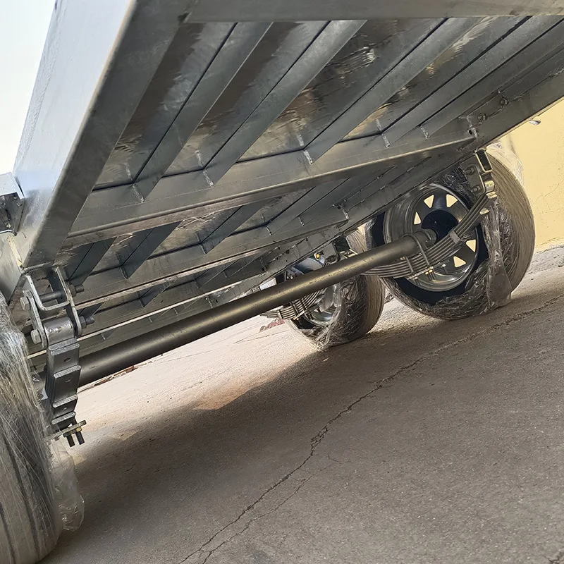 Customized Small Steel Excavator Plant Trailer Galvanized Trailers